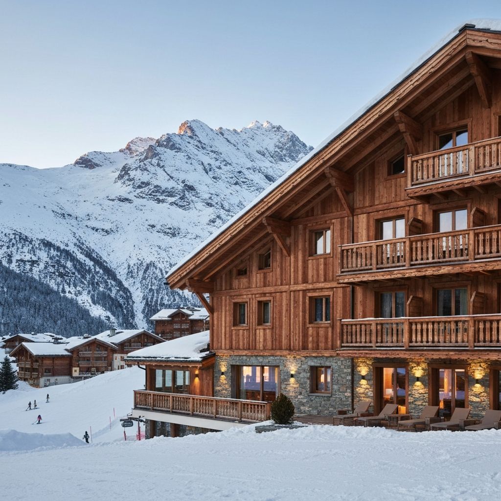 Luxury hotel in the Alps