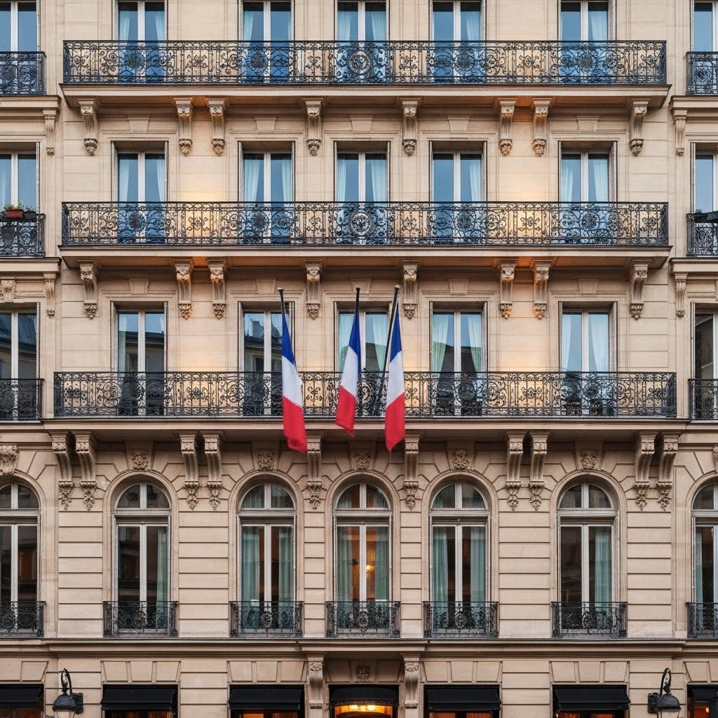 Luxury hotel in Paris